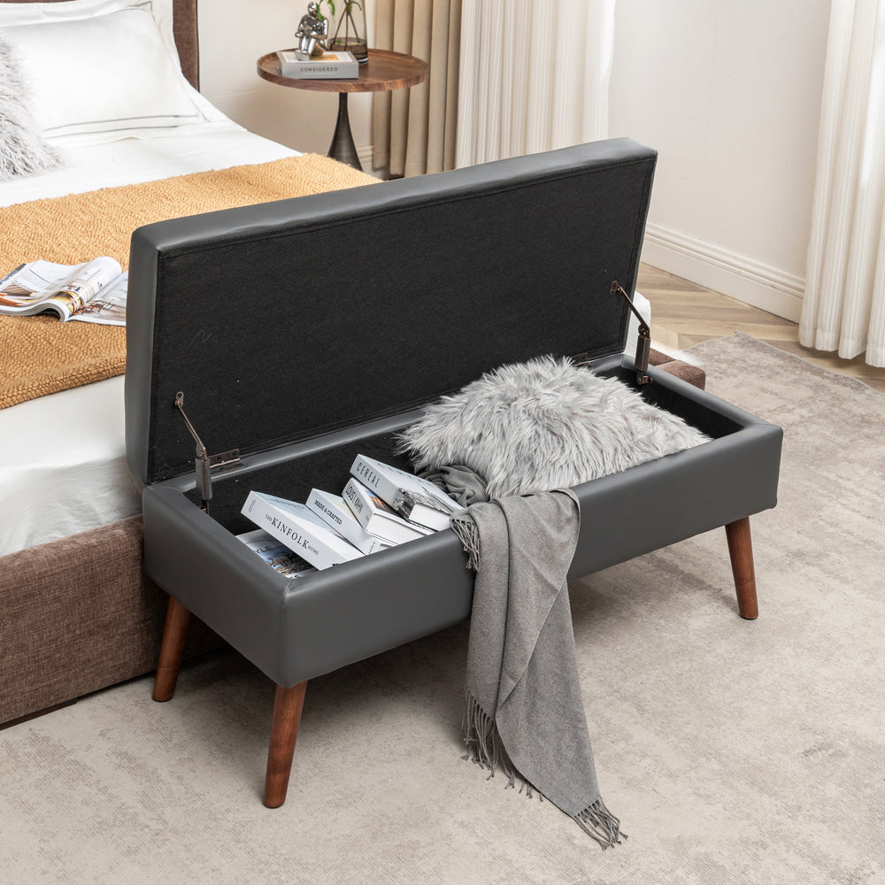 Cozy Storage Ottoman Bench