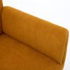 Chic Yellow Corduroy Office Chair