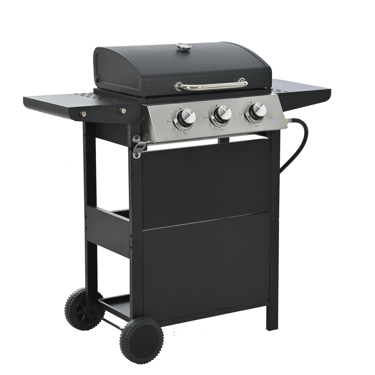 Ultimate Patio Propane Grill with Shelves & Wheels