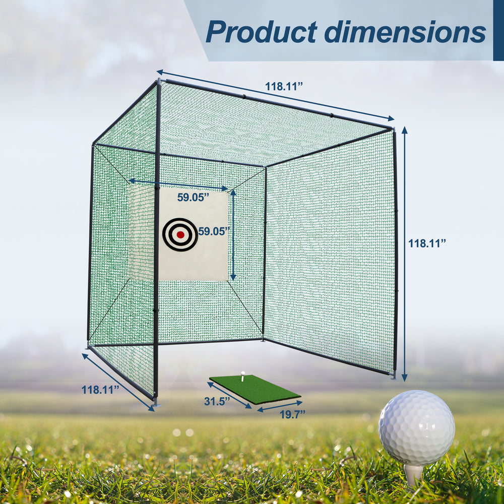 Ultimate Golf Practice Net – Indoor/Outdoor Setup!