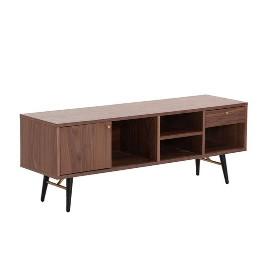 Walnut Mid-Century TV Stand