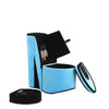 Chic Hidden Storage Jewelry Box - Turquoise Velvet High Heel Design