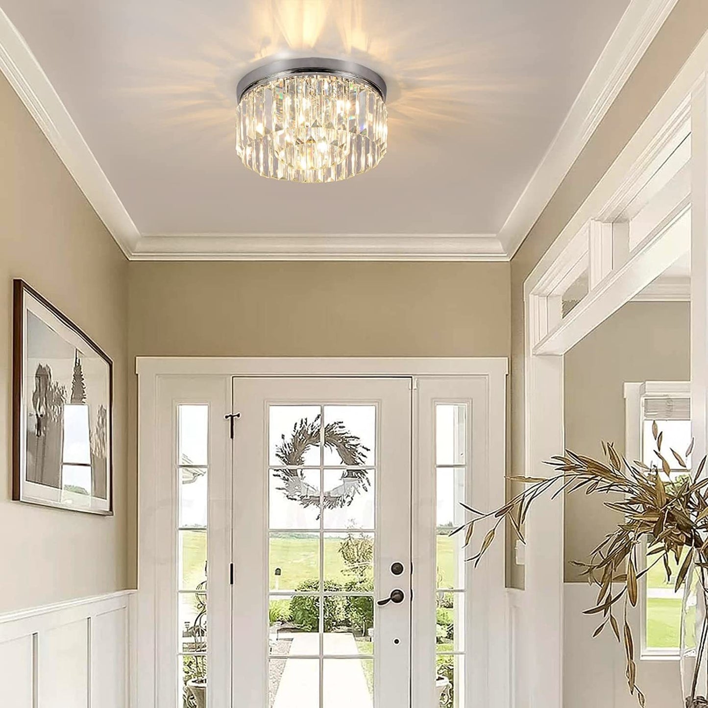 Chic Crystal Ceiling Light Fixture