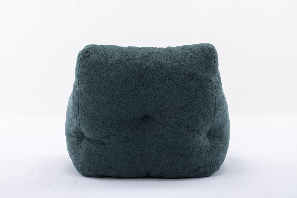 Cozy Green Teddy Bean Bag Chair