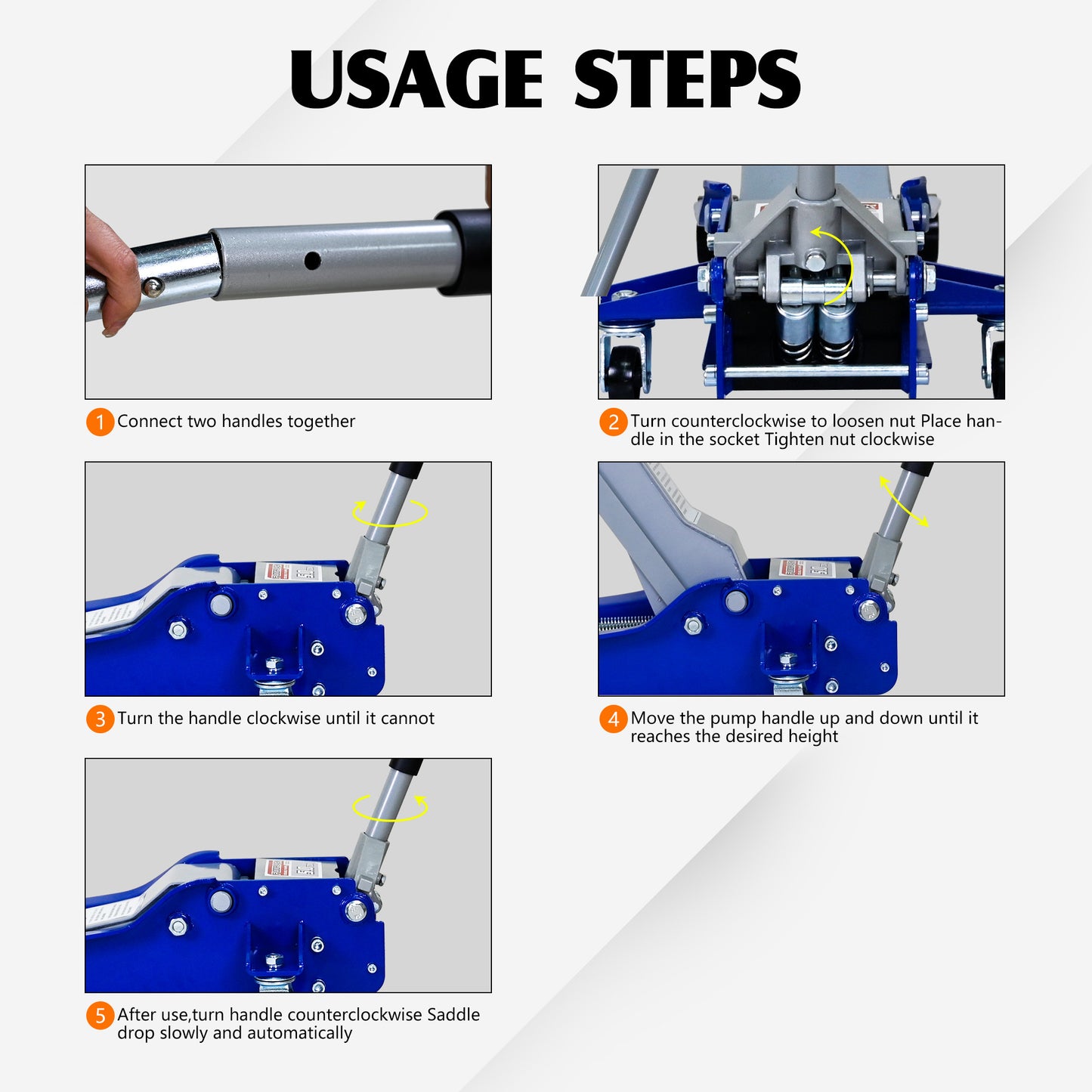 Heavy-Duty Low Profile Racing Floor Jack