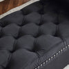 Velvet Charm Entryway Bench