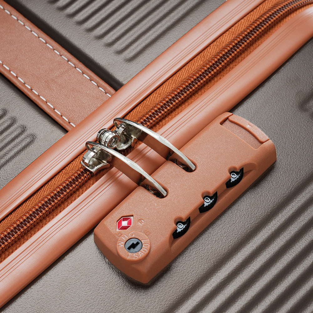 Coppery Spinner Suitcase Set