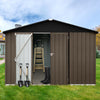 Chic Metal Garden Shed: Stylish Outdoor Storage Solution