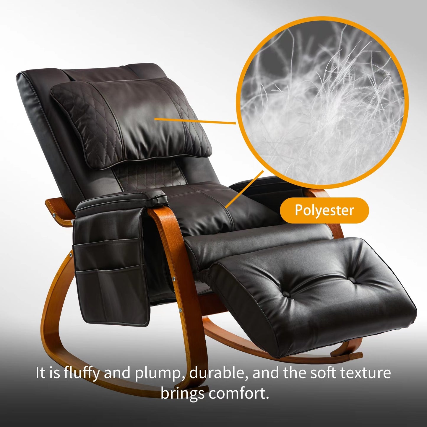 Cozy Massage Rocker Chair