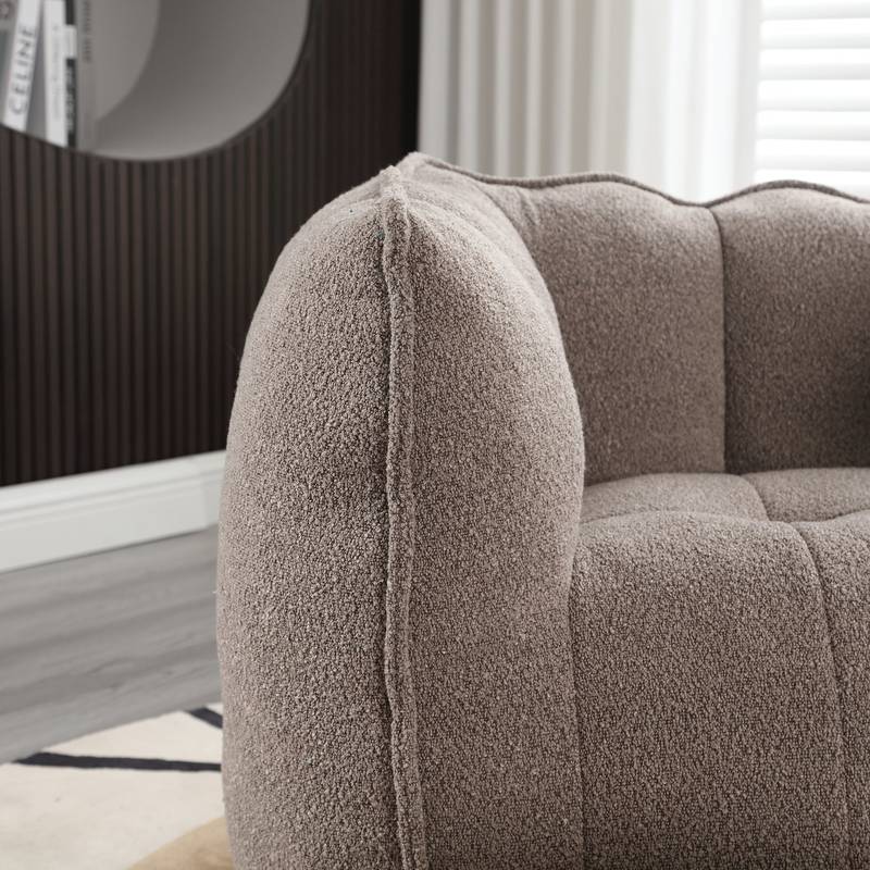 Cozy Foam Bean Bag Chair & Footstool