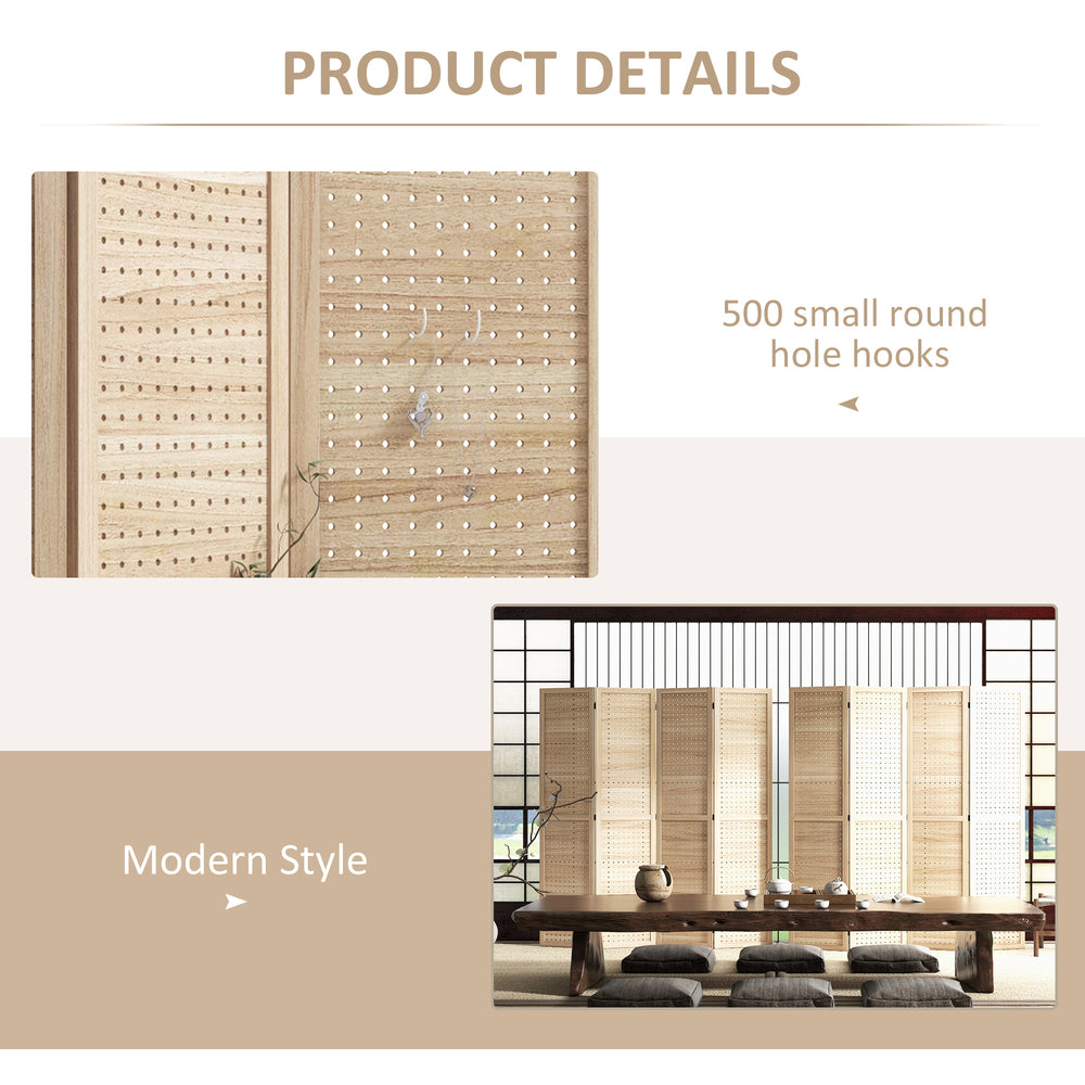 Elegant Wooden Folding Room Divider