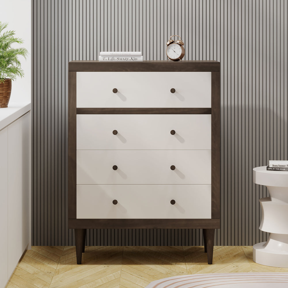 Nordic Charm 4-Drawer Dresser