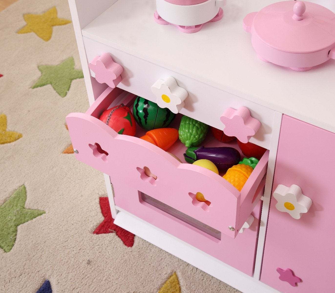 Pink Kitchen & Market Play Set