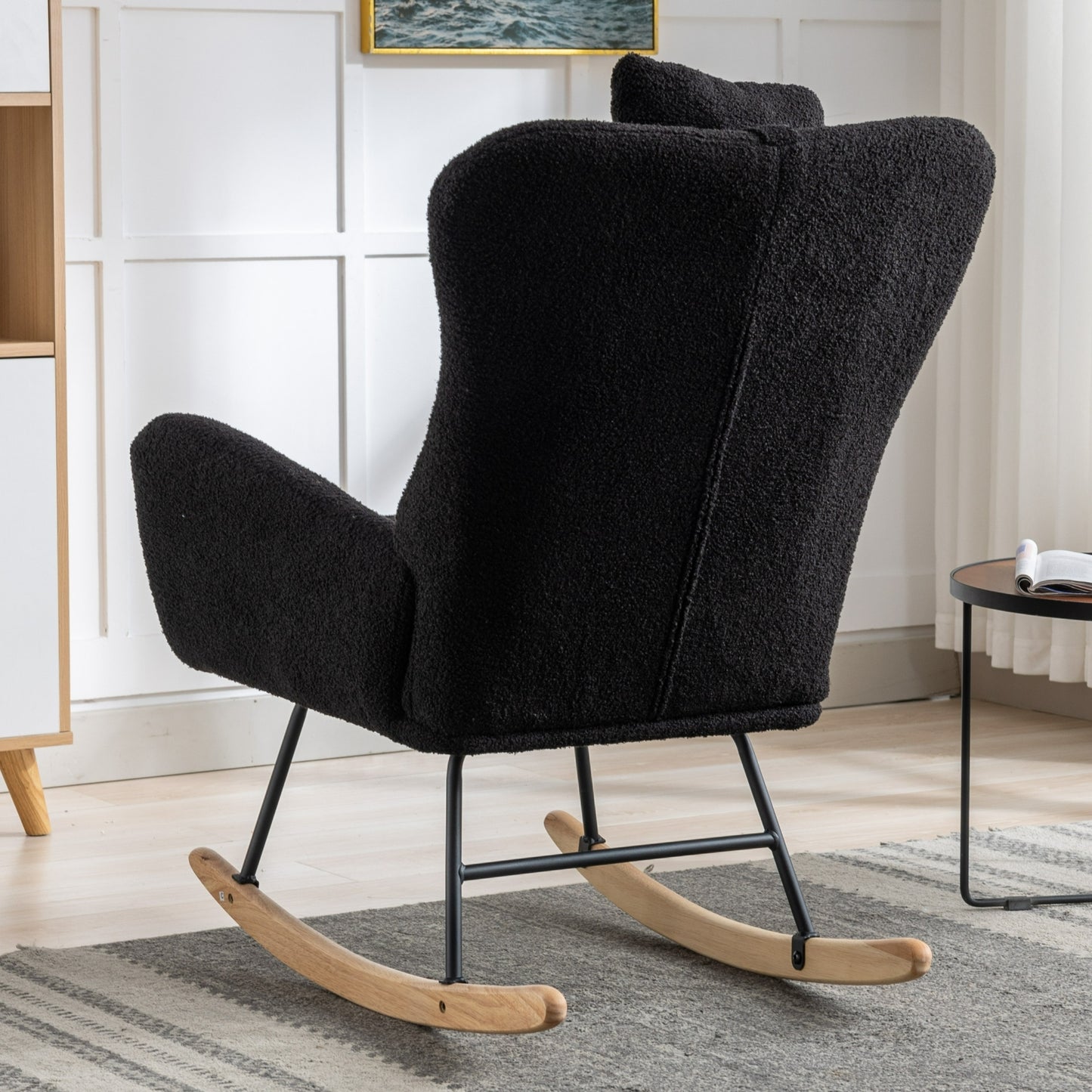 Cozy Teddy Rocking Chair with Pocket