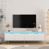 Chic Mid-Century LED TV Stand