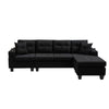 Cozy Corner Convertible Sofa with Storage