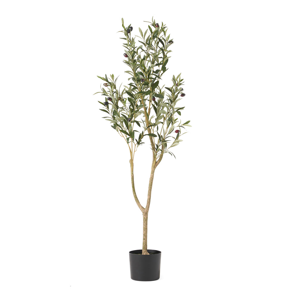 Lifelike Olive Tree Decor