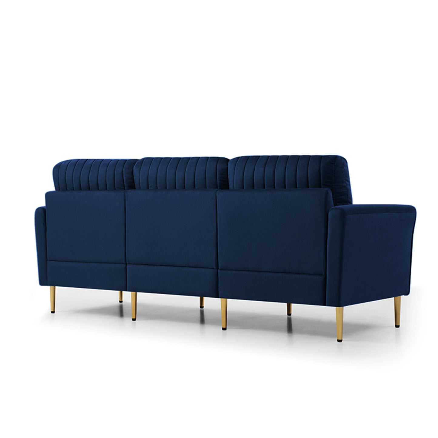 Velvet Blue Sofa