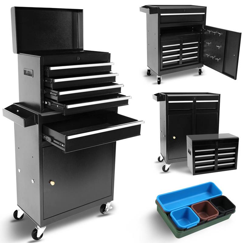 Ultimate Tool Organizer with Detachable Drawers and Adjustable Storage