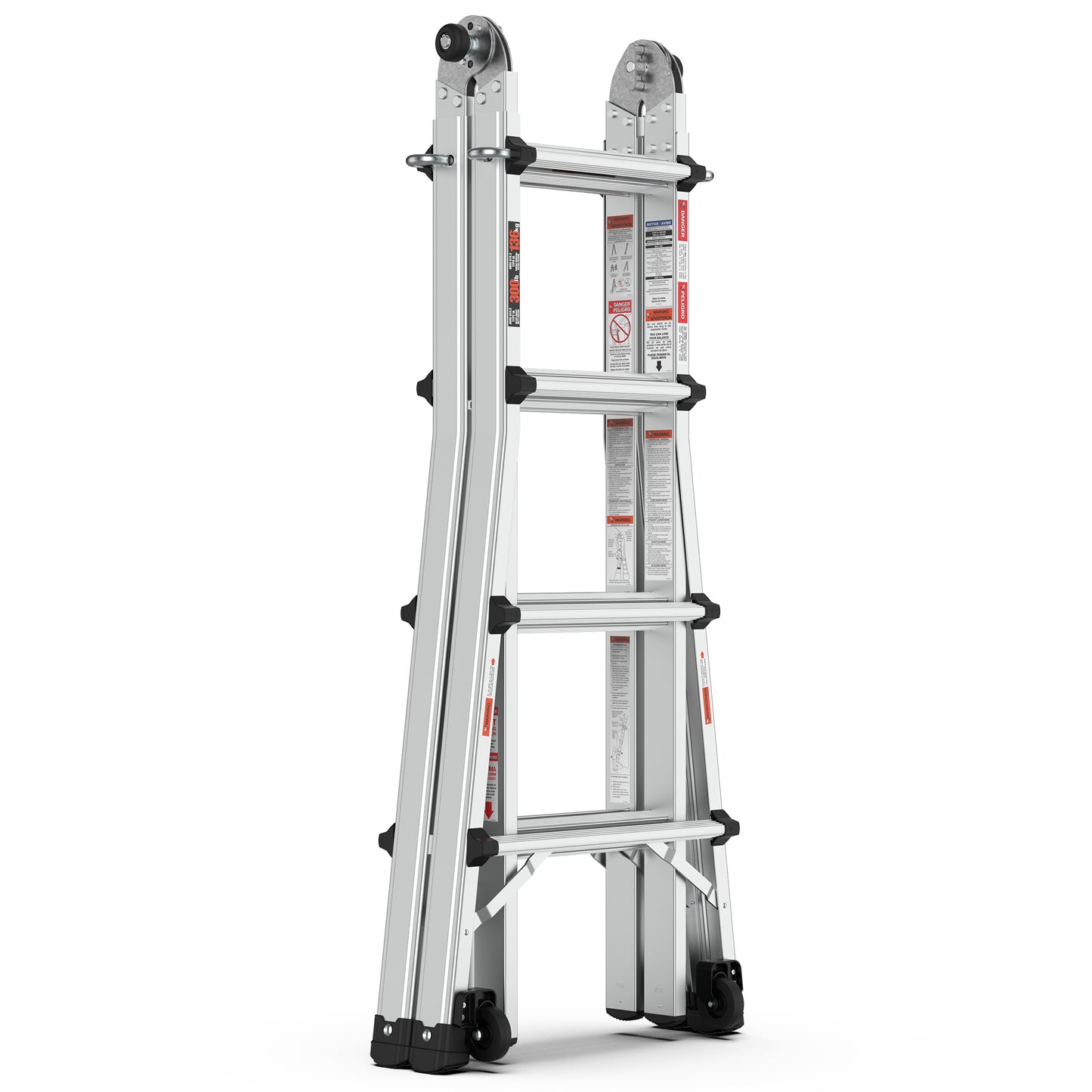 Versatile Lift Ladder with Wheels