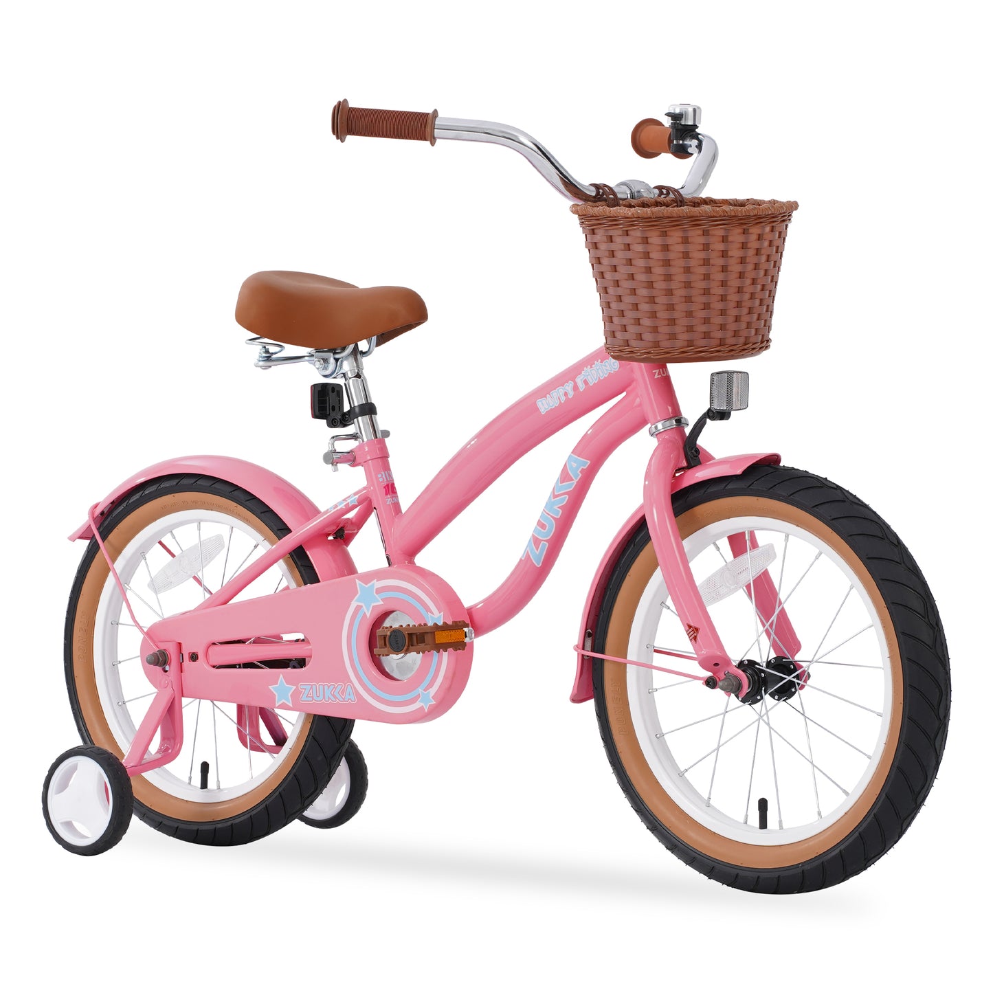 Colorful Kids' Bike with Training Wheels