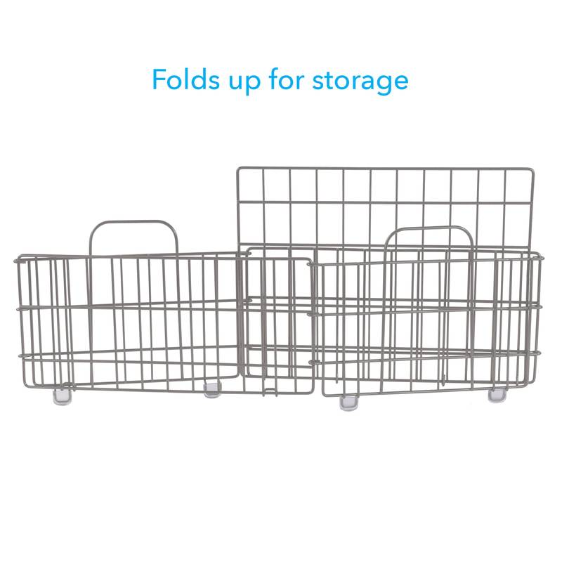 Smart Space Saver Basket - Light Gray