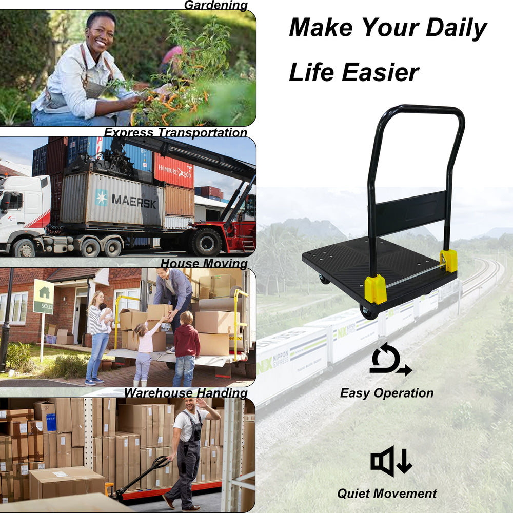 EasyFold Hand Truck - Heavy-Duty & Maneuverable!