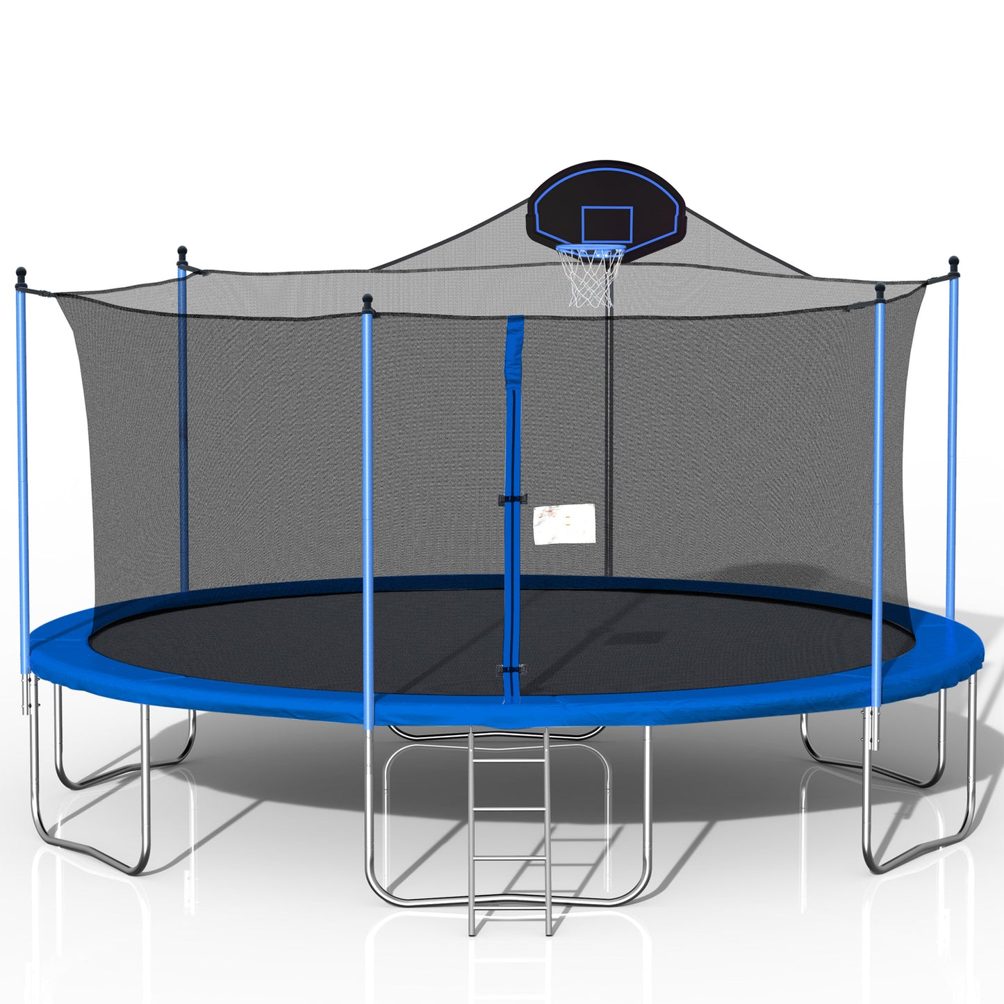 Jump & Slam Trampoline Adventure with Safety Net & Ladder