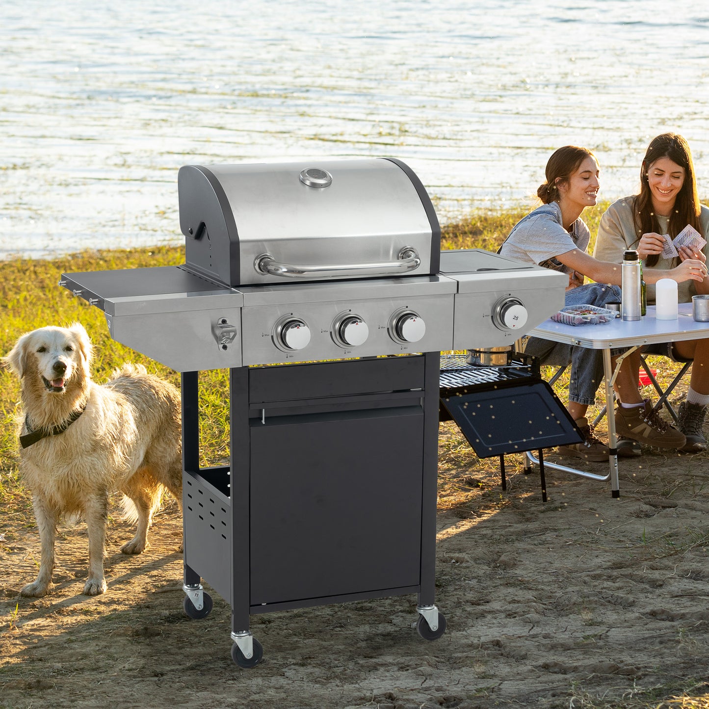 SizzleMaster 3-Burner Gas Grill