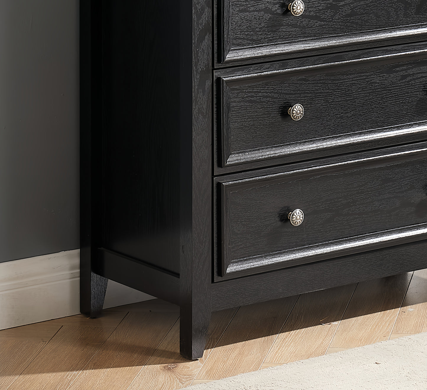 Chic Storage Dresser with Six Drawers