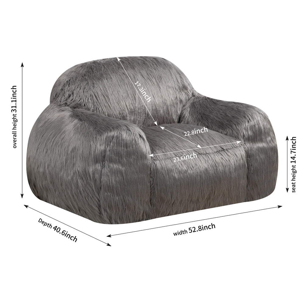 Cozy Foam Bean Bag Lounge Chair