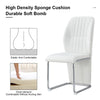 Chic White Dining Chair Set