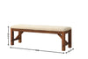 Karven Rustic Wood Bench