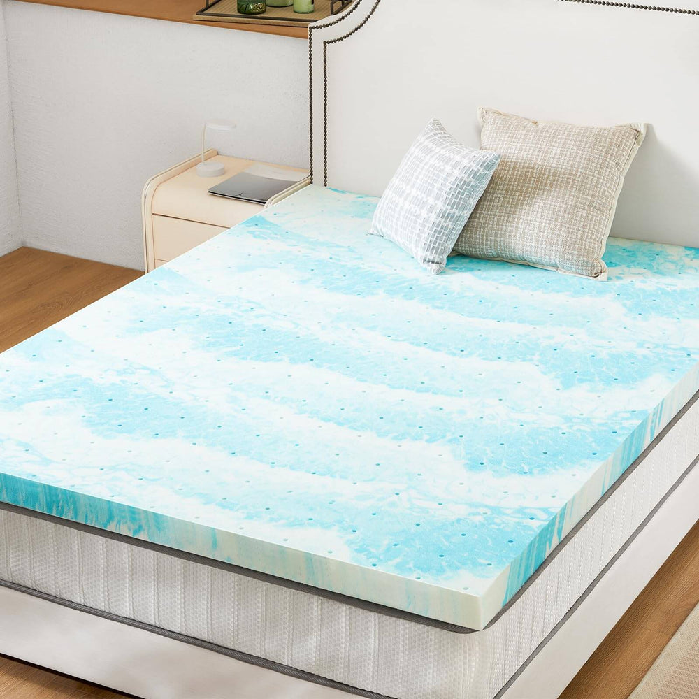 Cool Comfort Memory Foam Bed Topper for Back Pain