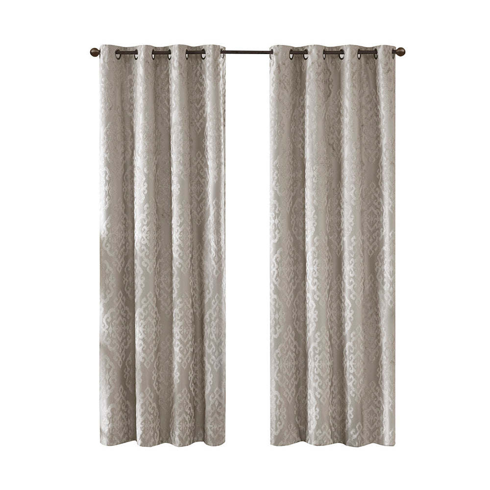 Cozy Blackout Jacquard Curtain Panel