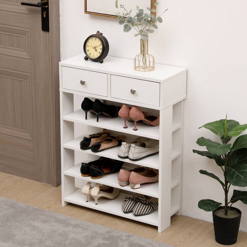 Entryway Shoe Rack with Drawers – Smart Storage Solution