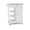 Versatile Rolling Kitchen Cart with Adjustable Shelves