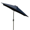 Navy Blue Patio Umbrella with Easy Tilt and Crank