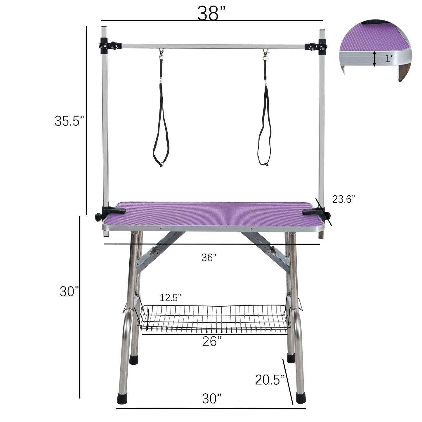 Pawfect Pet Grooming Table - Stylish & Adjustable!