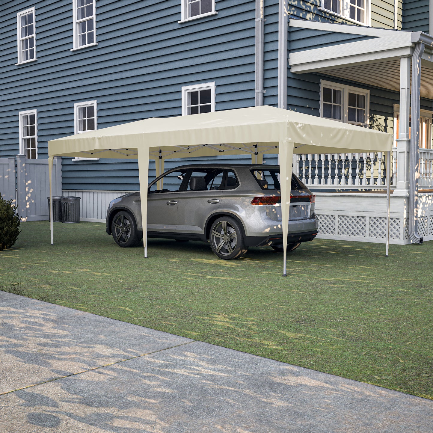 Deluxe Pop-Up Party Canopy with Sidewalls and Accessories