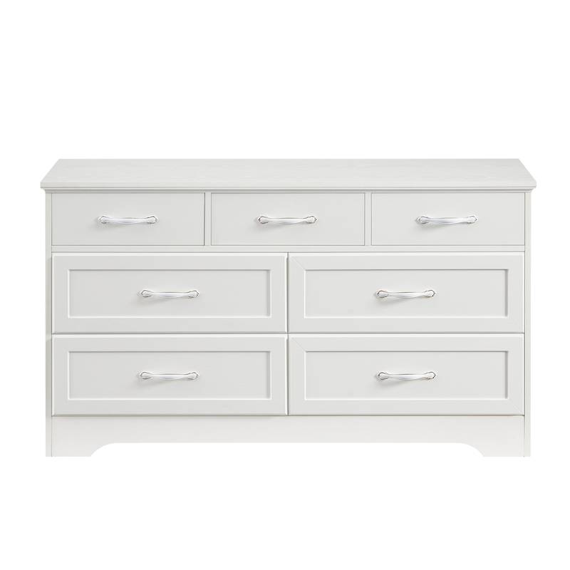 Sleek White 3-Drawer Dresser - Stylish Storage for Any Room