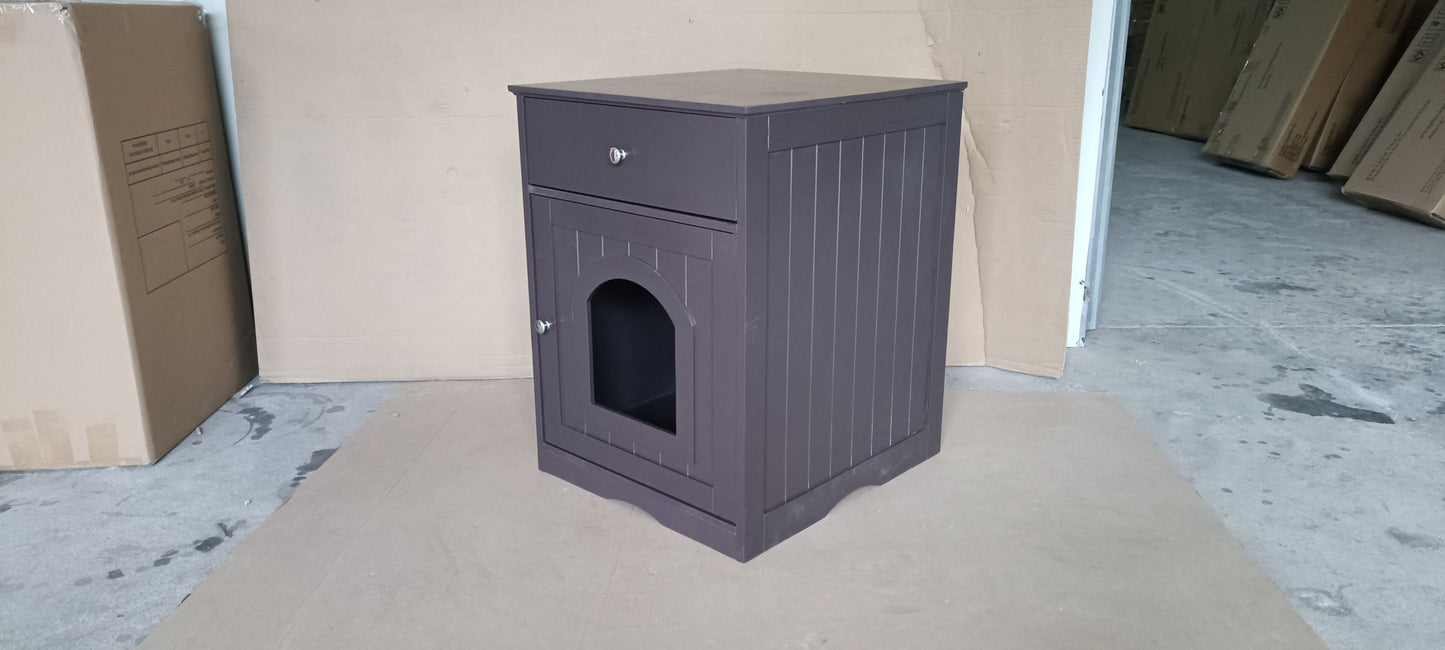 Cozy Cat Hideaway & Litter Box Combo