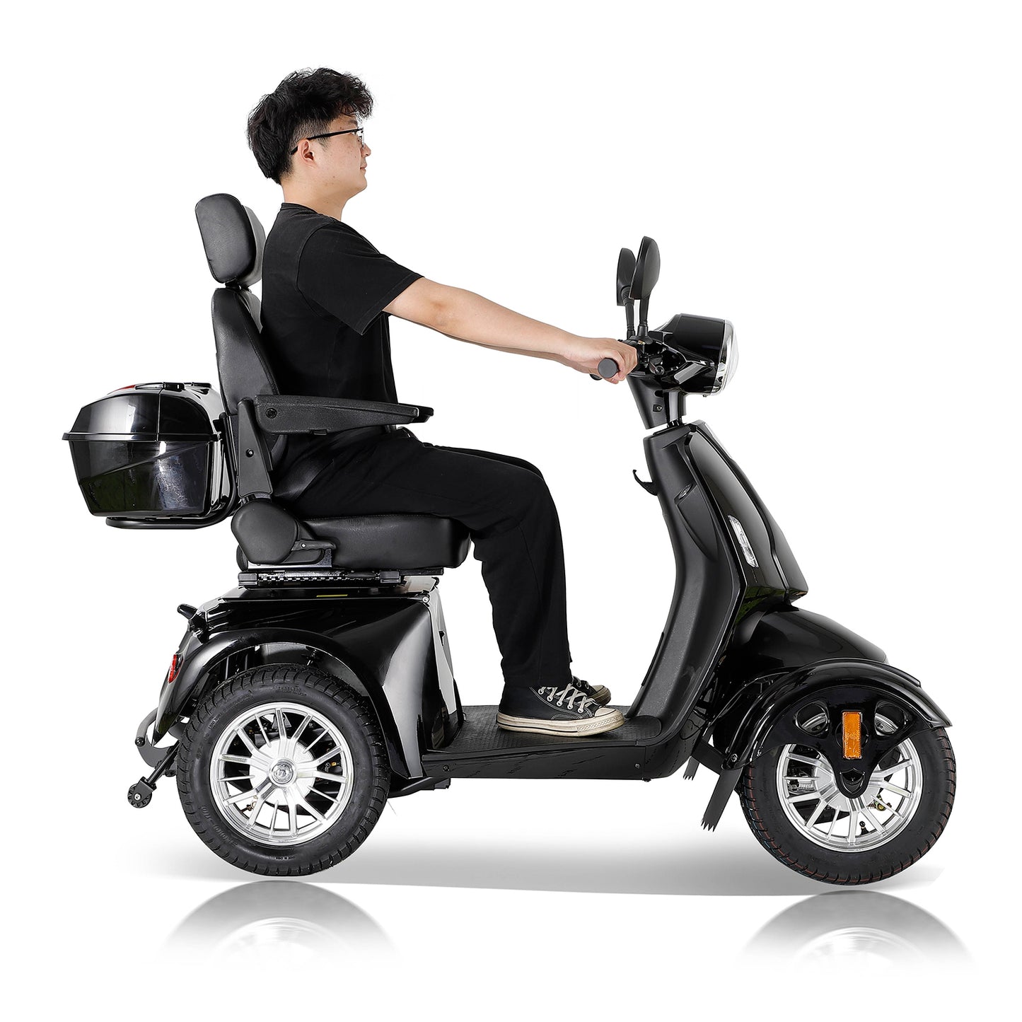 Swift Ride 4-Wheel Mobility Scooter for Adults & Seniors - Red