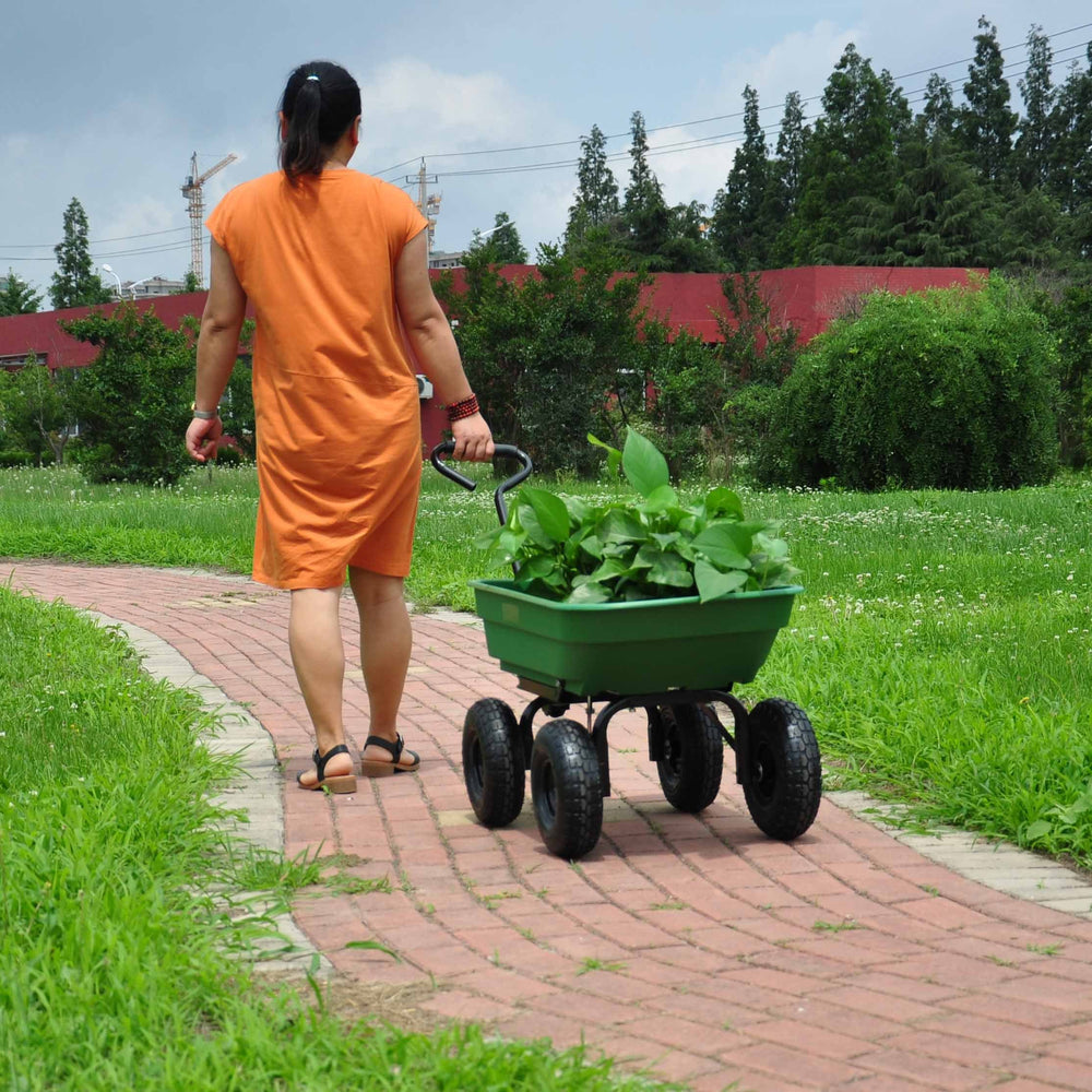 Green Glide Garden Dump Truck