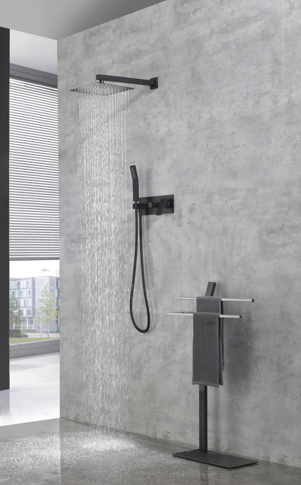 Luxury Rainfall Shower Set with Handheld Sprayer