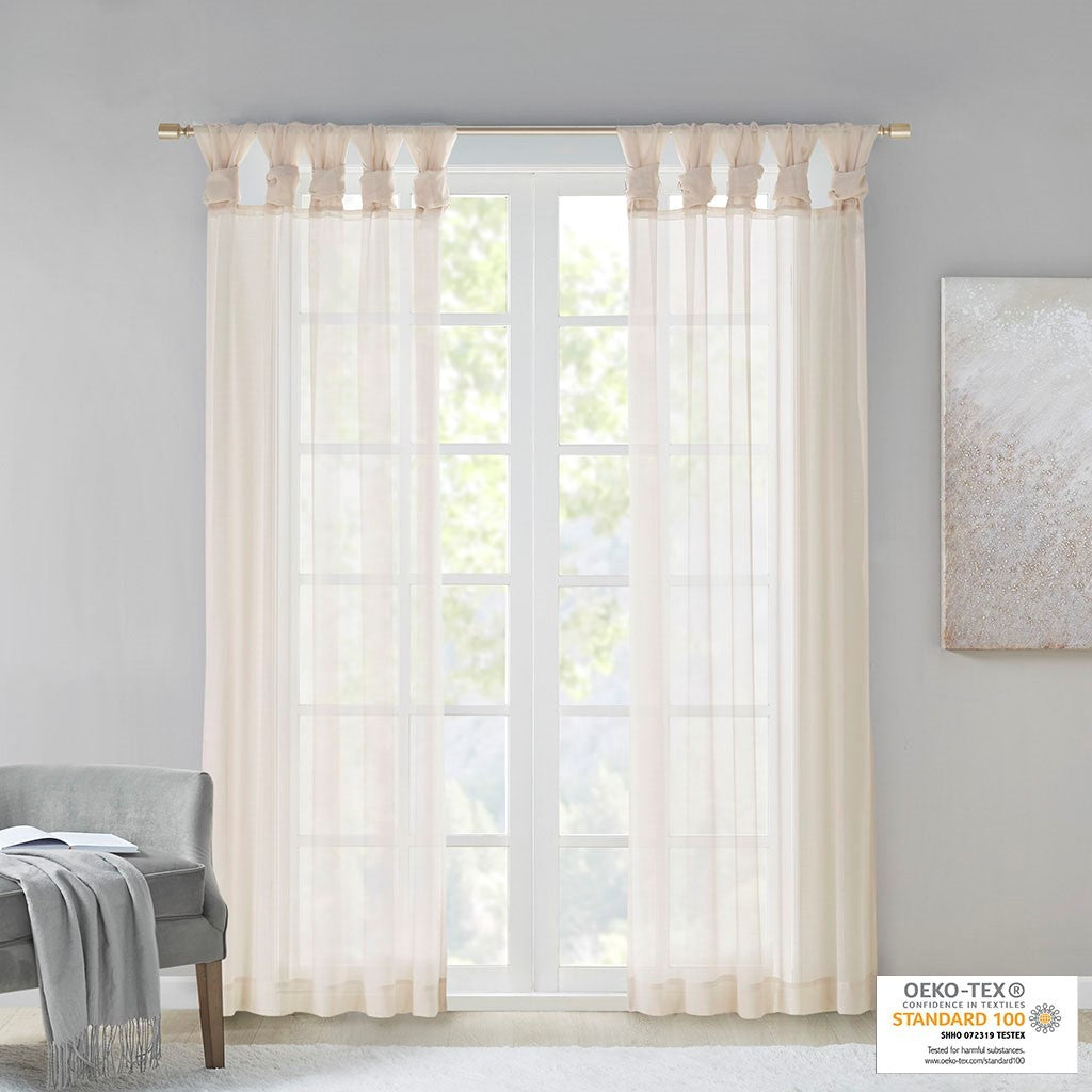 Twisted Breeze Sheer Curtains