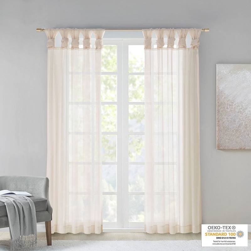 Twisted Breeze Sheer Curtains