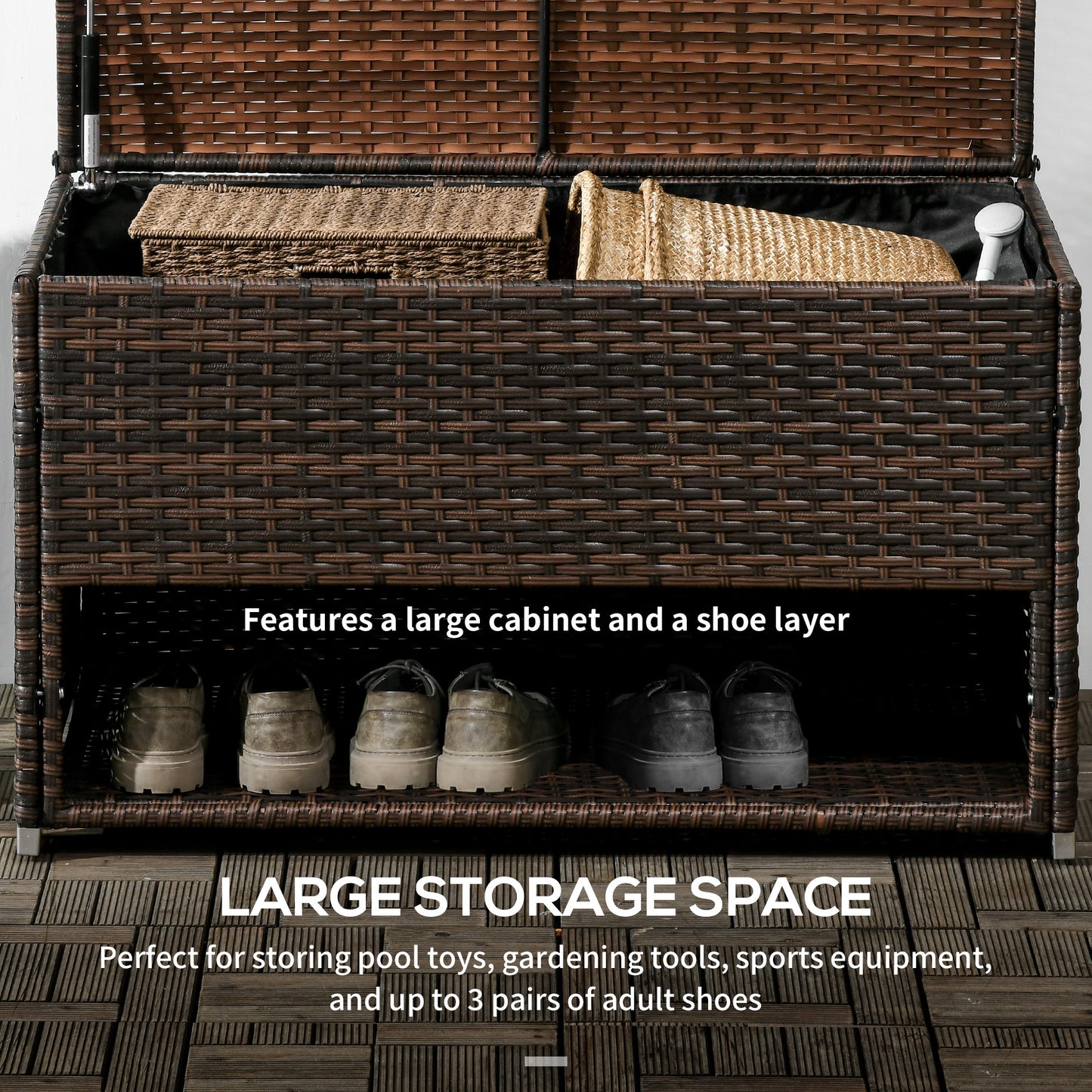 Chic Outdoor Storage & Shoe Organizer