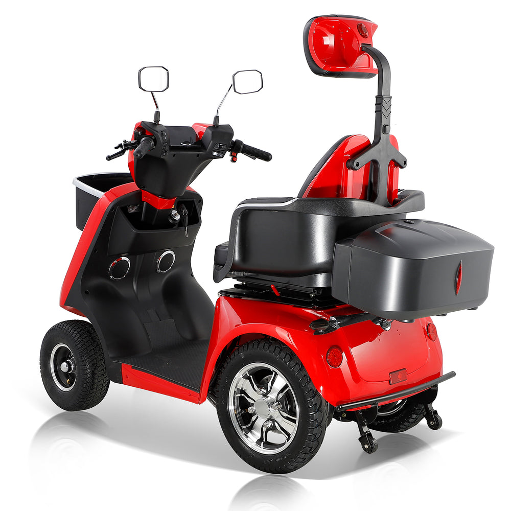 Quick Glide Red Scooter for Adults & Seniors