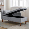 Velvet Dream Lounge Chair with Storage & Pillow